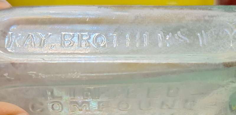 Vintage Bottle Kay Brothers Ltd Stockport Linseed Compound