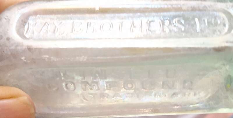 Vintage Bottle Kay Brothers Ltd Stockport Linseed Compound