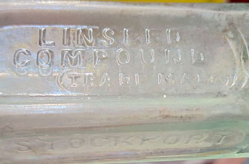Vintage Bottle Kay Brothers Ltd Stockport Linseed Compound