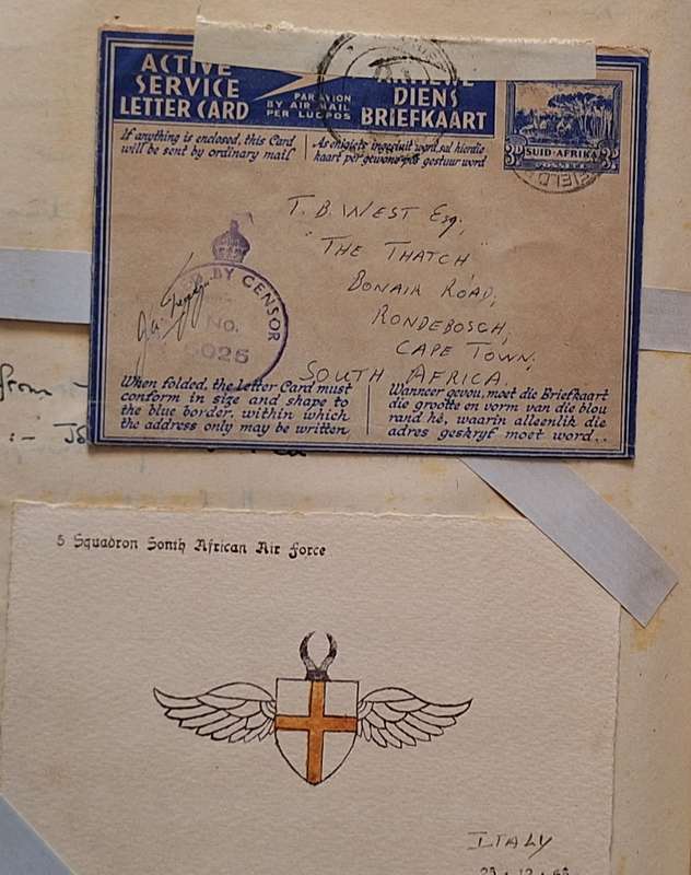 Personal Scrap Book: University of Cape Town 1936-44 Includes Union Castle and On Active Service