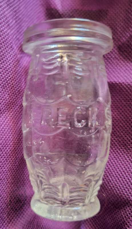 Vintage Pecks Paste Bottle