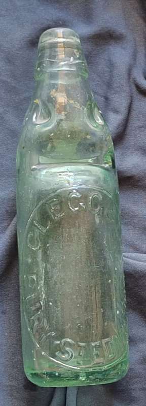 Vintage Clegg & Co Bury Street Edmunds Codd Bottle