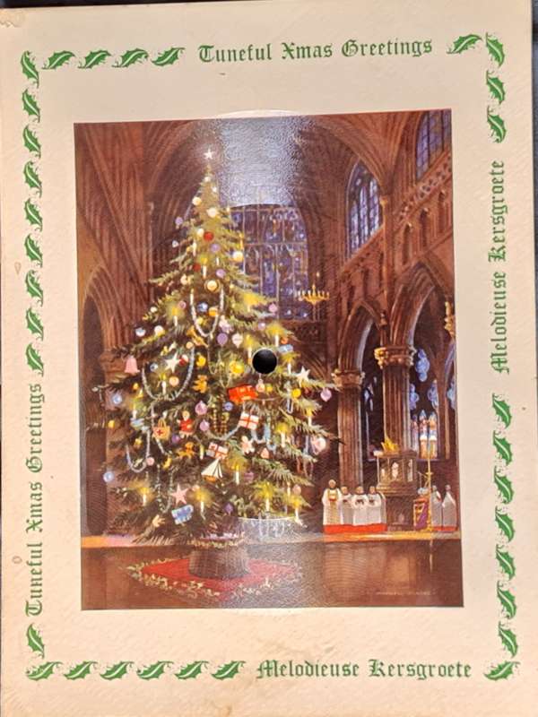 Tuneful Christmas Greetings: Hark The Herald Angels Sing (Flexi-disc, 78 RPM, Shape, S/Sided)