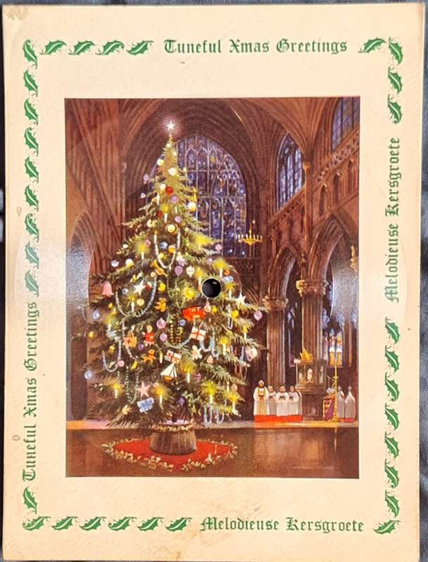 Tuneful Christmas Greetings: Hark The Herald Angels Sing (Flexi-disc, 78 RPM, Shape, S/Sided)