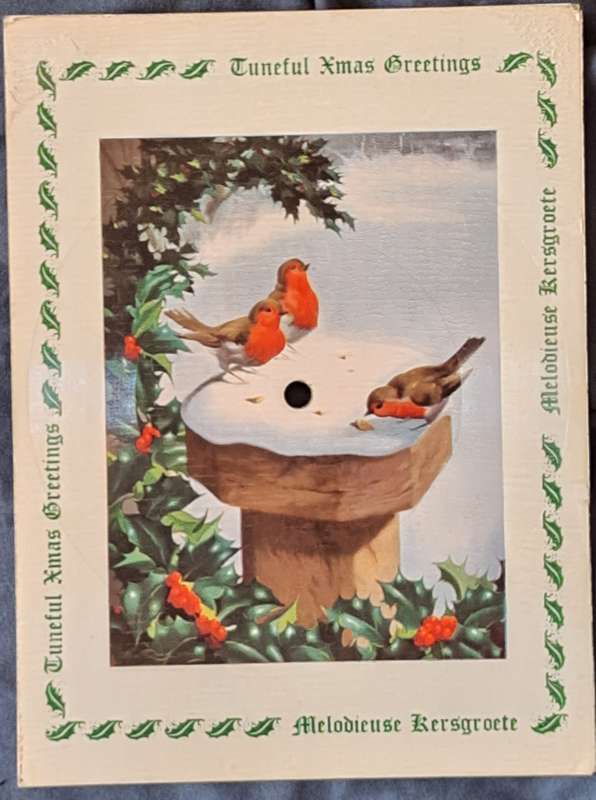 Tuneful Christmas Greetings: The First Nowell (Flexi-disc, 78 RPM, Shape, S/Sided)