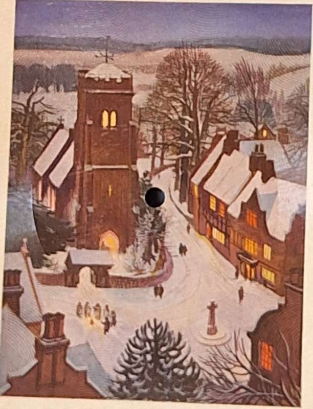 Tuneful Christmas Greetings: O Come All Ye Faithful (Flexi-disc, 78 RPM, Shape, S/Sided)
