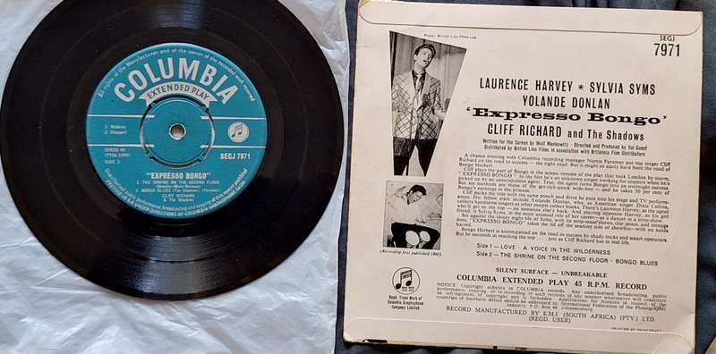 Expresso Bongo Cliff Richard Columbia SEGJ 7971
