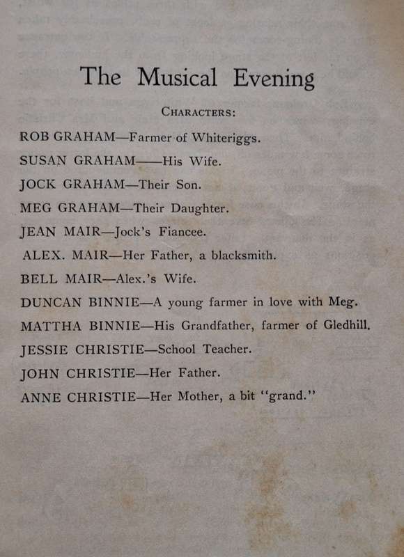 Two Song-Shows: The Musical Evening and Bonnie Prince Charlie by Jean Taylor Smith