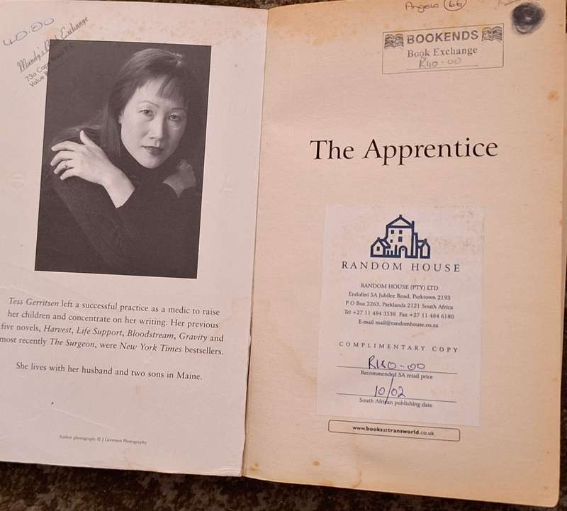 The Apprentice by Tess Gerritsen Paperback
