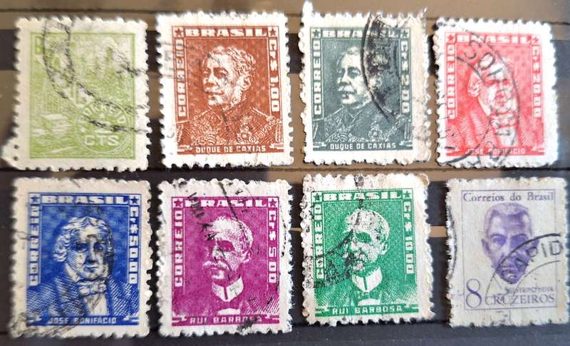 Brazil Mixed Lot of 8 Used stamps