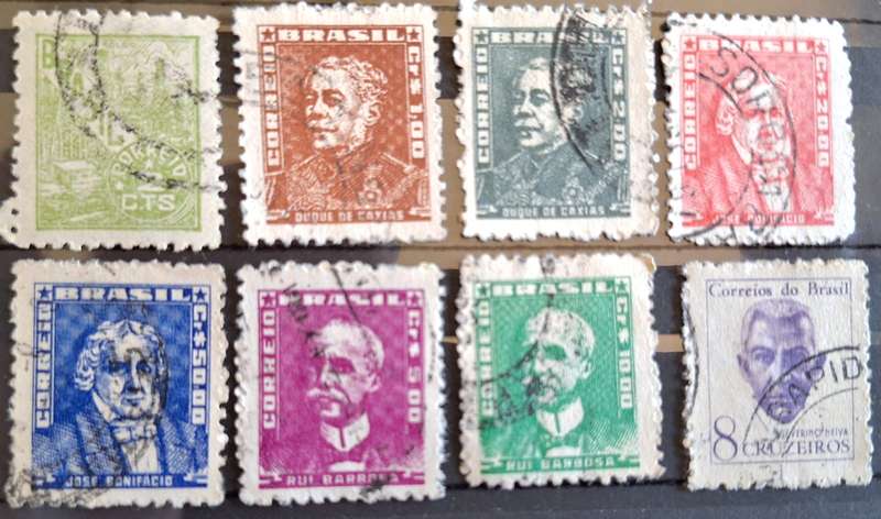 Brazil Mixed Lot of 8 Used stamps