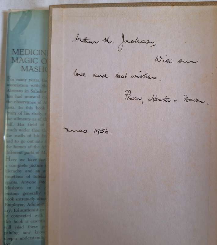 Medicine and Magic of the Mashona by M Gelfand Hardcover 1956