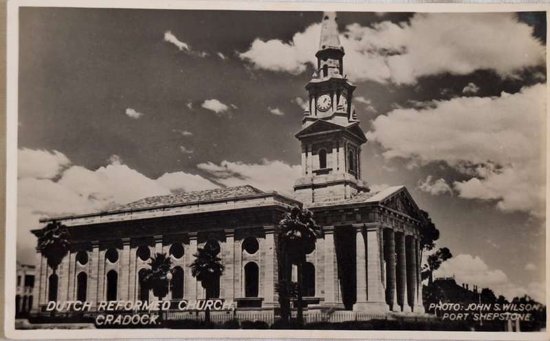 Vintage Post Card of Dutch Reformed Church in Cradock from Photo by John S Wilson Port Shepstone