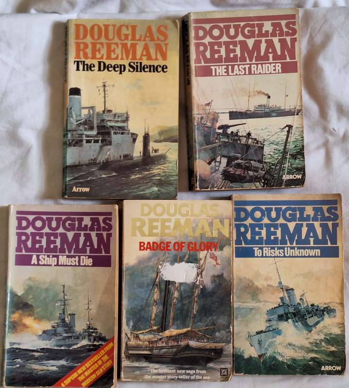 5 Paperbacks by Douglas Reeman
