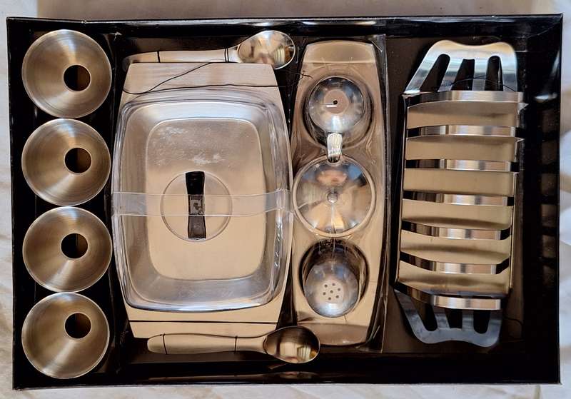 Stainless Steel Breakfast Set Unused in Original Box