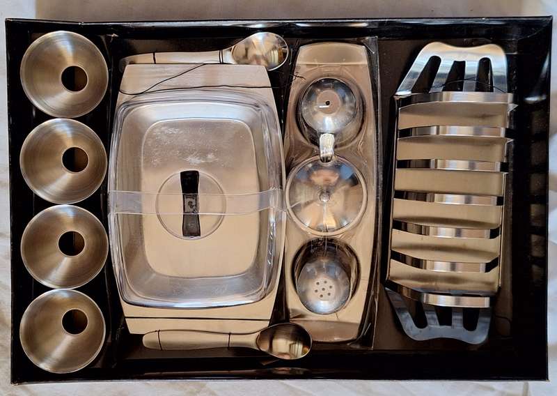 Stainless Steel Breakfast Set Unused in Original Box