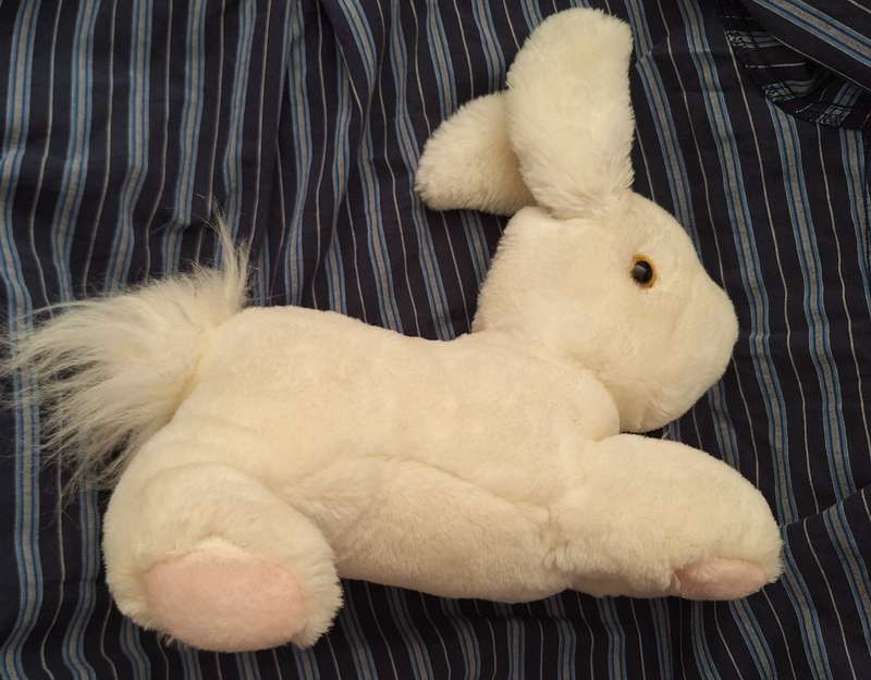 Soft Toy Bunny (Off White)
