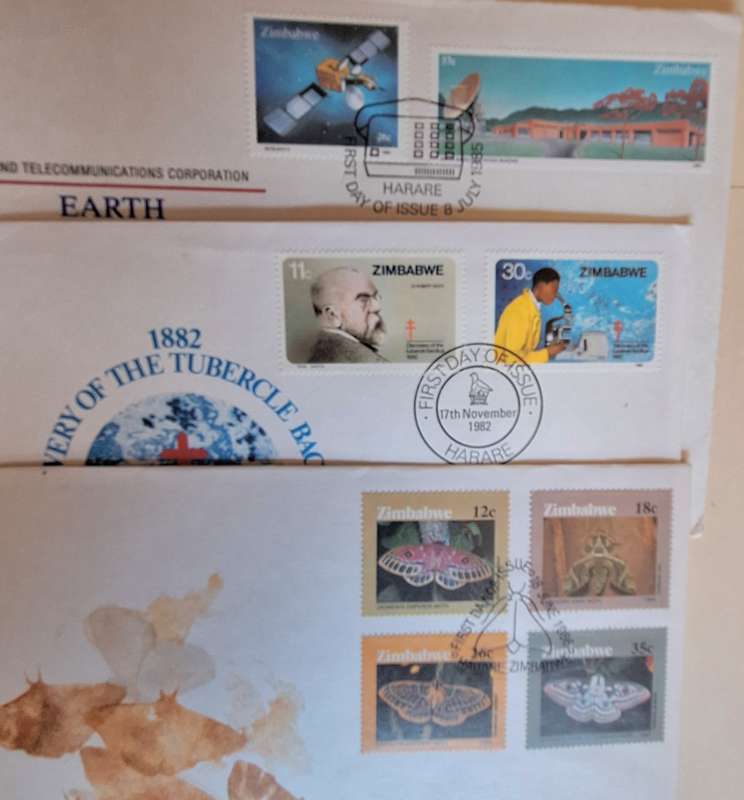 Zimbabwe Mixed Lot of 3 FDCs