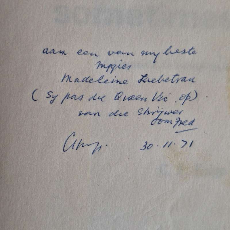 To Cure Sometimes: A Doctor's Autobiography by C F Krige Hardcover Inscribed and Signed
