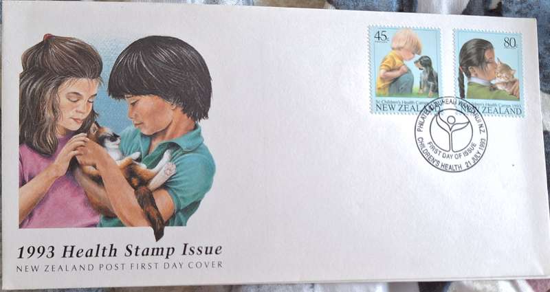 New Zealand 1993 Health Issue FDC