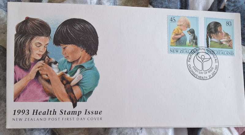 New Zealand 1993 Health Issue FDC