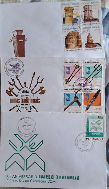 Mozambique Mixed Lot 3 FDCs