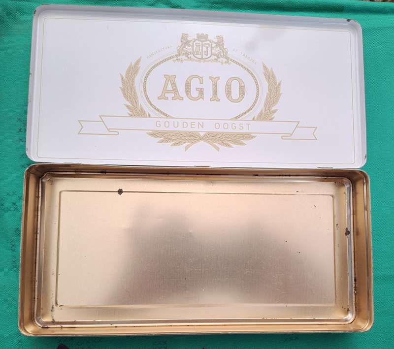 Vintage Agio Gouden Oogst Cigar Tin