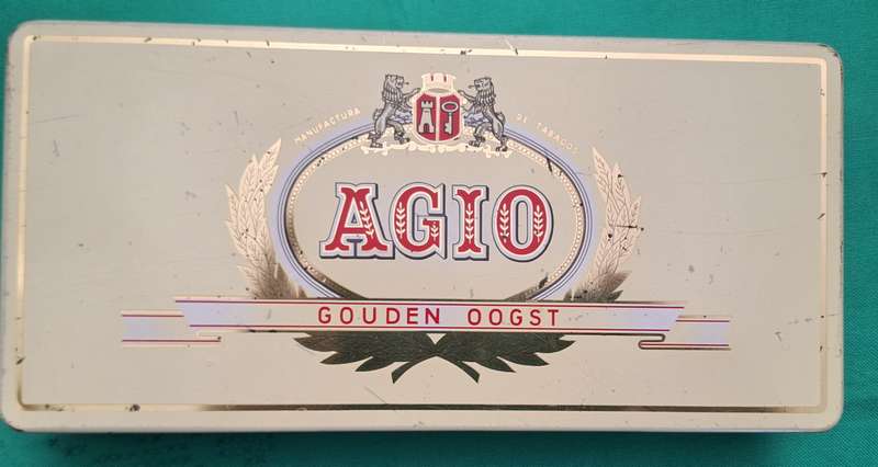 Vintage Agio Gouden Oogst Cigar Tin