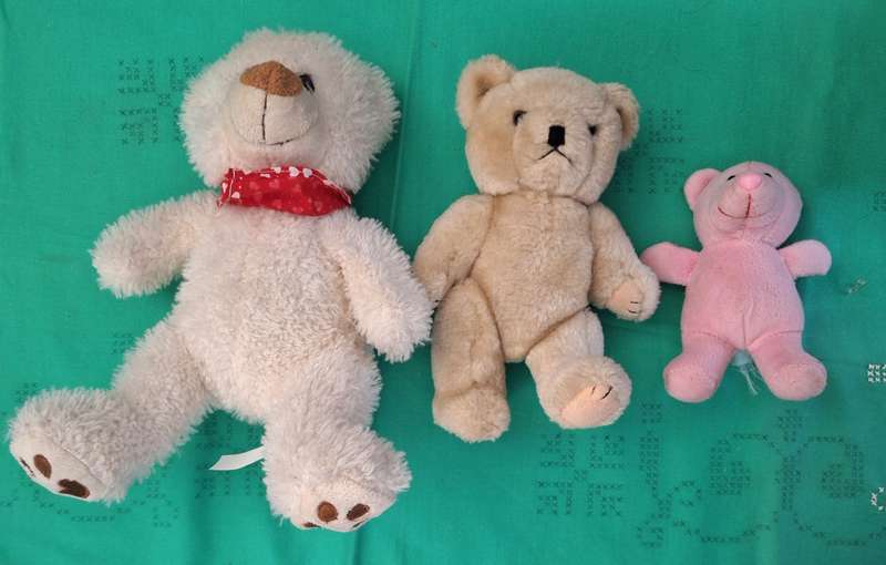 3 Soft Toys Bears