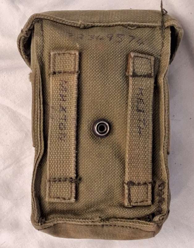 SADF Belt Ammo Pouch with Number and Name on Back