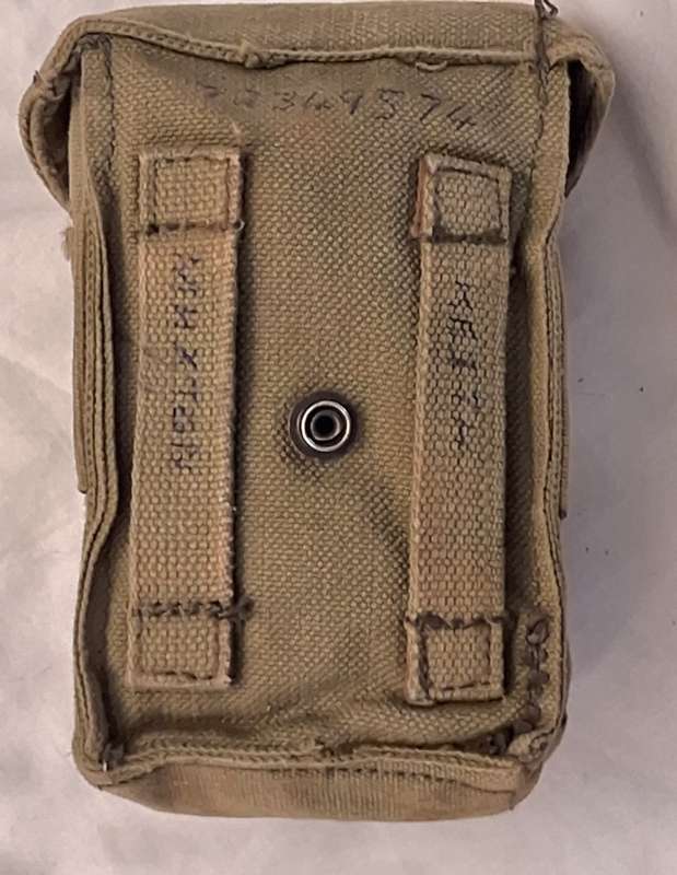 SADF Belt Ammo Pouch with Number and Name on Back