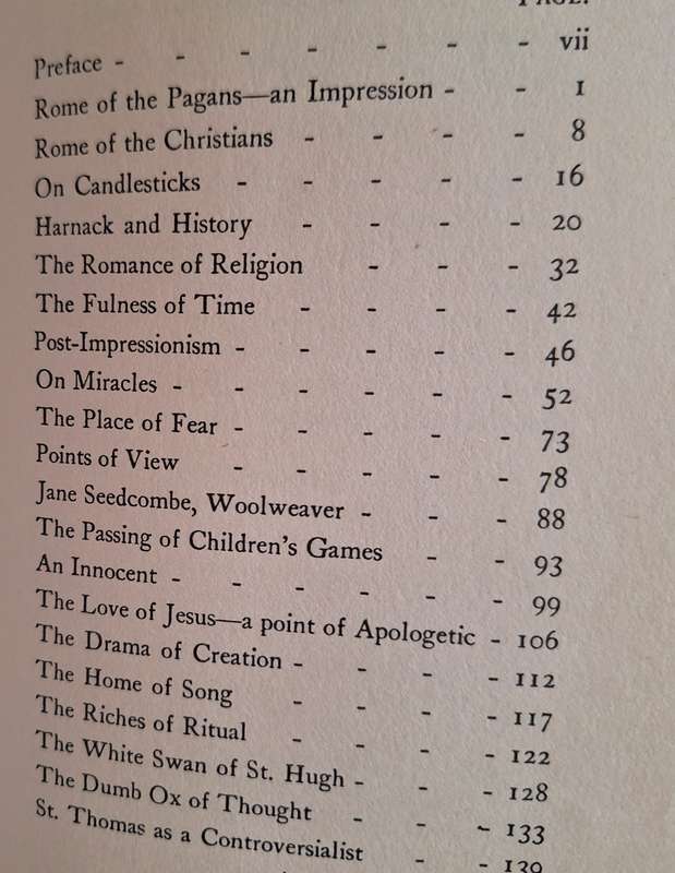 The Wayside: A Priest's Gleanings by Vincent McNabb Hardcover 1934 Second Edition