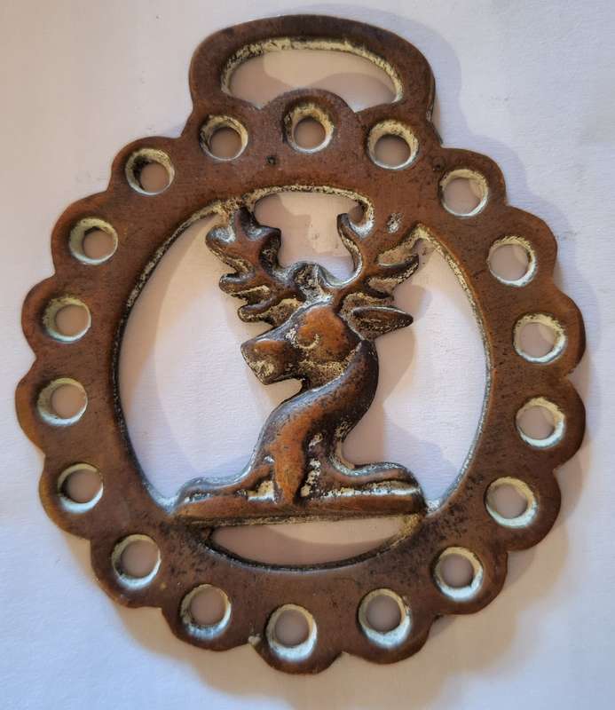 Horse Brass Deer