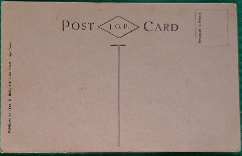 Vintage John G Bain Post Card of Rhodes Statue, Bulawayo, Rhodesia