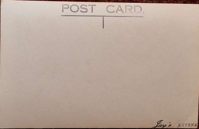 Vintage Post Card by Jay's Knysna of The Post Office, George