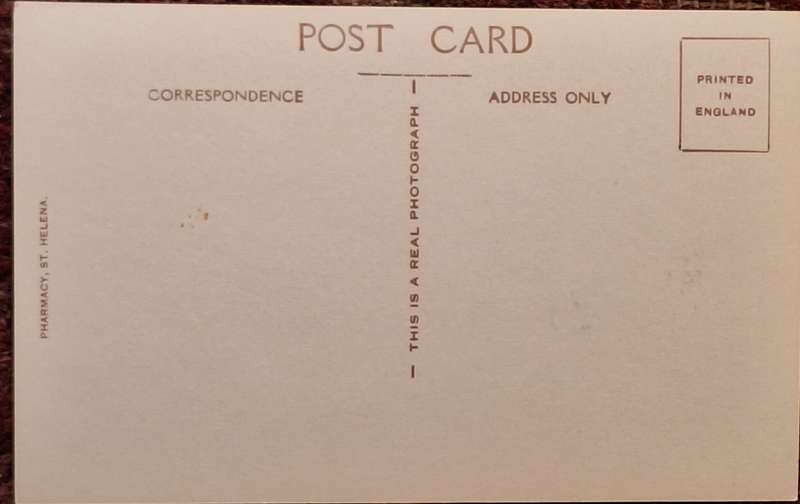 Vintage Post Card Longwood Old House, Deathplace of Napoleon, St. Helena
