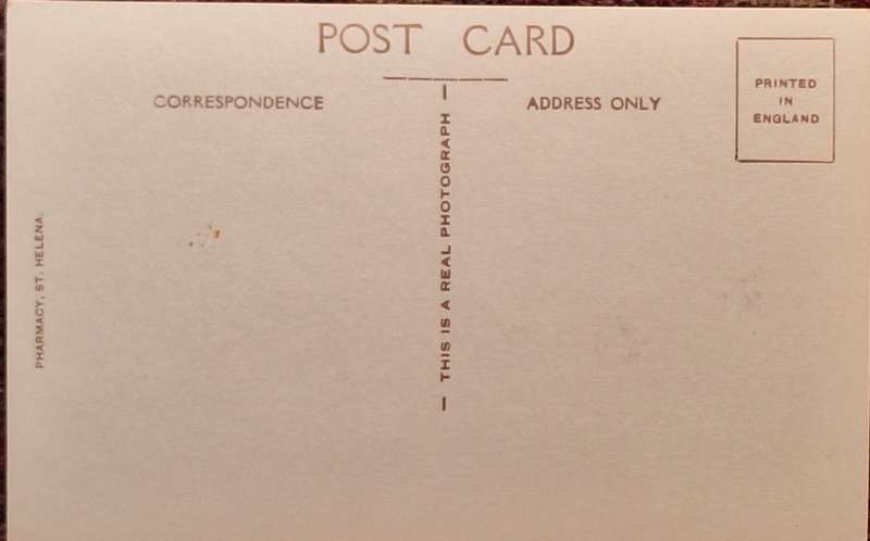 Vintage Post Card Longwood Old House, Deathplace of Napoleon, St. Helena