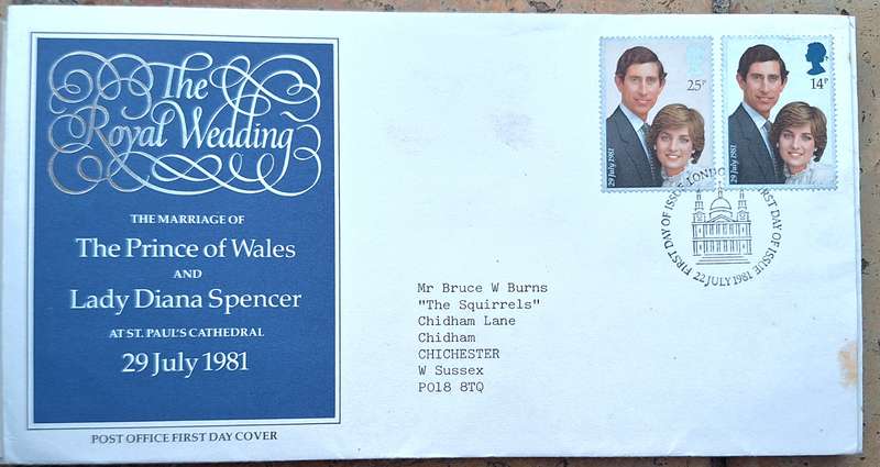 GB 1981 Royal Wedding FDC with Caernarfon Castle cancellation