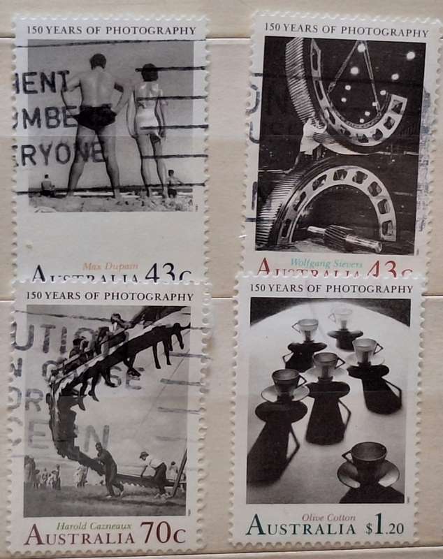 Australia 1991 Photography Set of 4 Used Hinged stamps