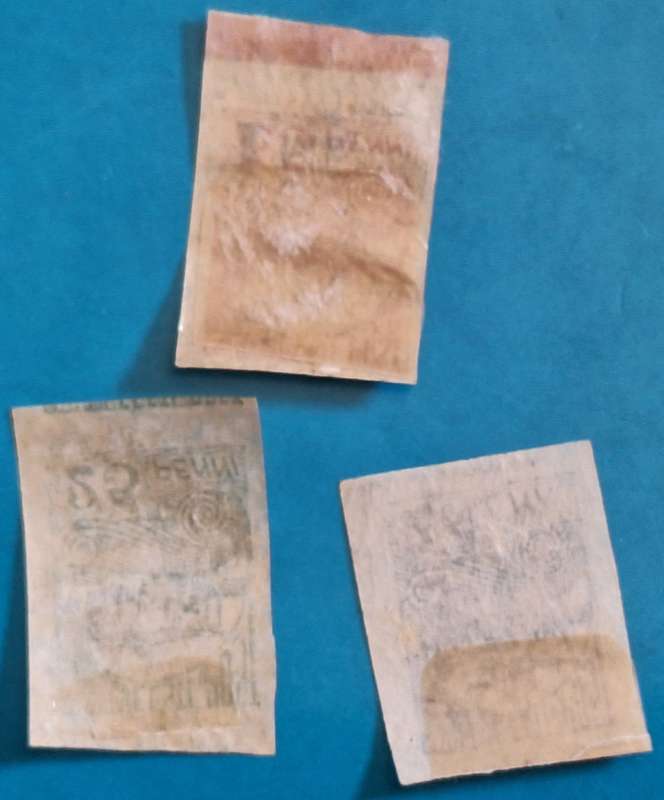 Estonia 1920 Tallinna 3 Unused Imperforate stamps