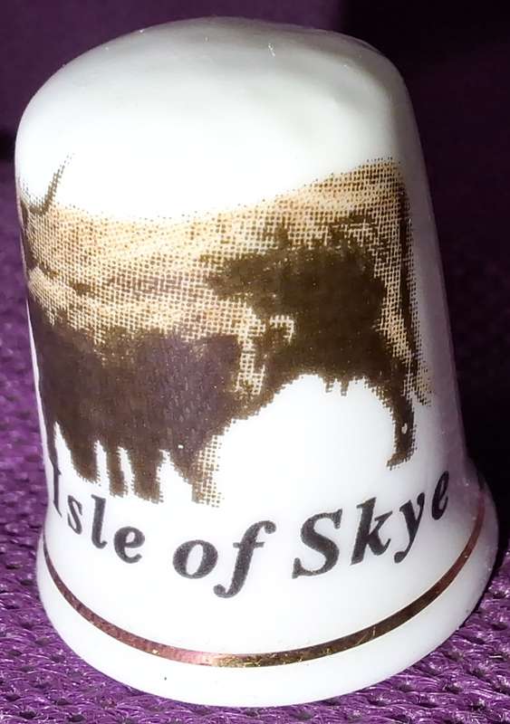 Thimble Caledonia Fine China Isle of Skye