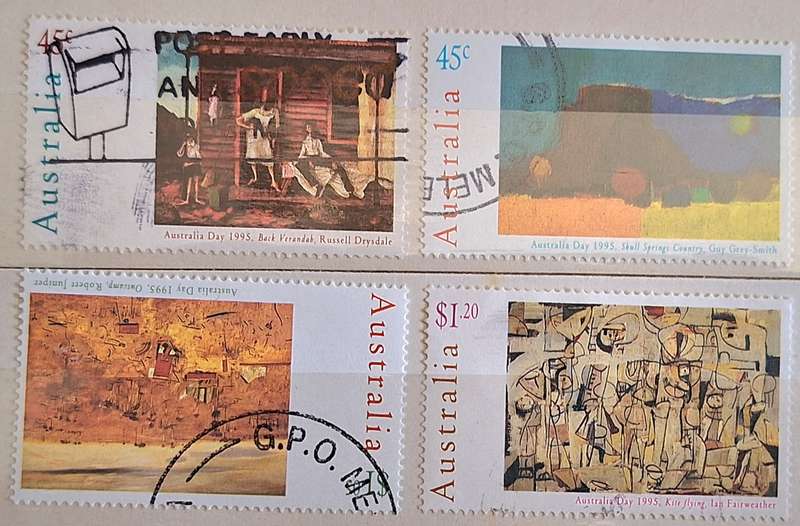 Australia 1995 Australia Day Set of 4 Used Hinged stamps