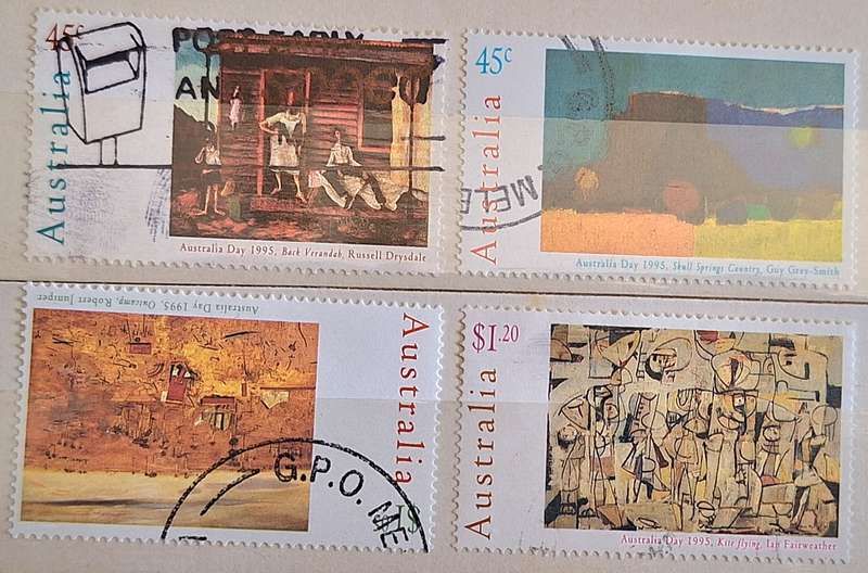 Australia 1995 Australia Day Set of 4 Used Hinged stamps