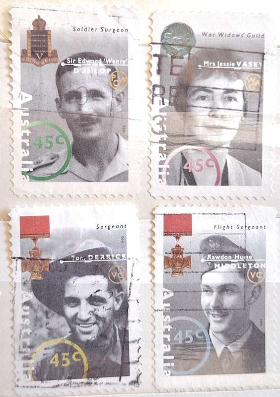 Australia 1995 Australia Remembers I Set of 4 Used Hinged stamps