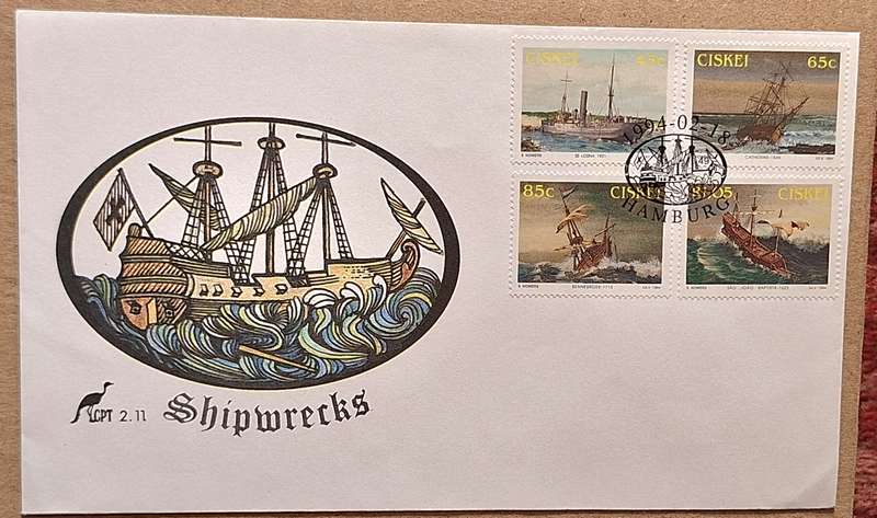 Ciskei 1994 Shipwrecks FDC