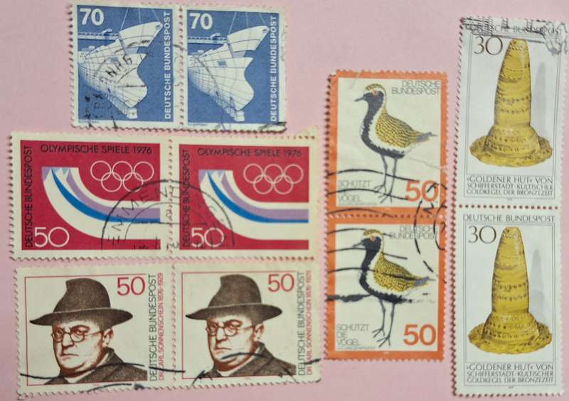 Germany Mixed Lot of 5 Used Pairs