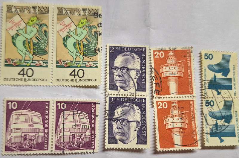 Germany Mixed Lot of 5 Used Pairs