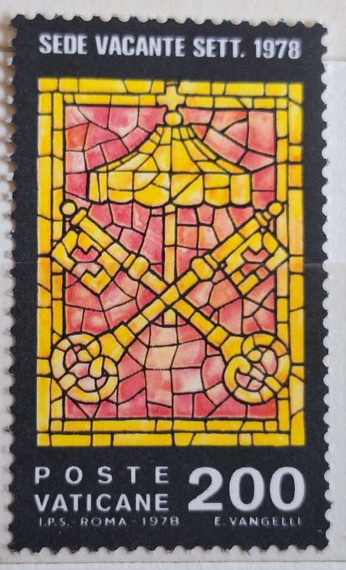 Vatican City 1978 Papal insignia 1 Mint stamp