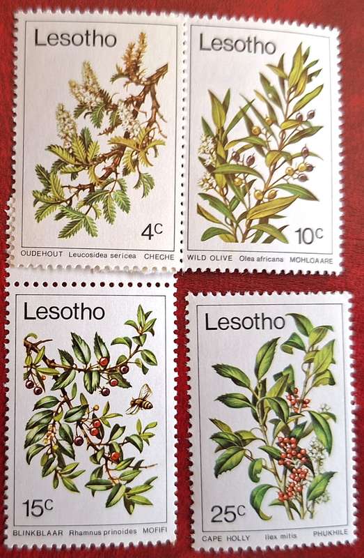Lesotho 1979 Trees Set of 4 Mint stamps