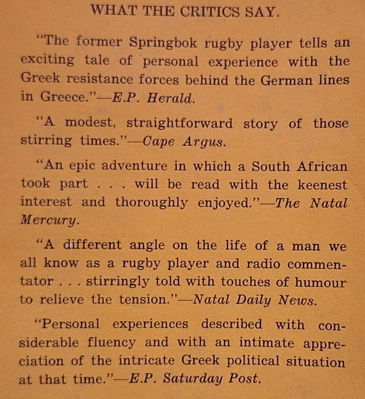 Greek Adventure by Jack Gage Hardcover 1950 Second Impression